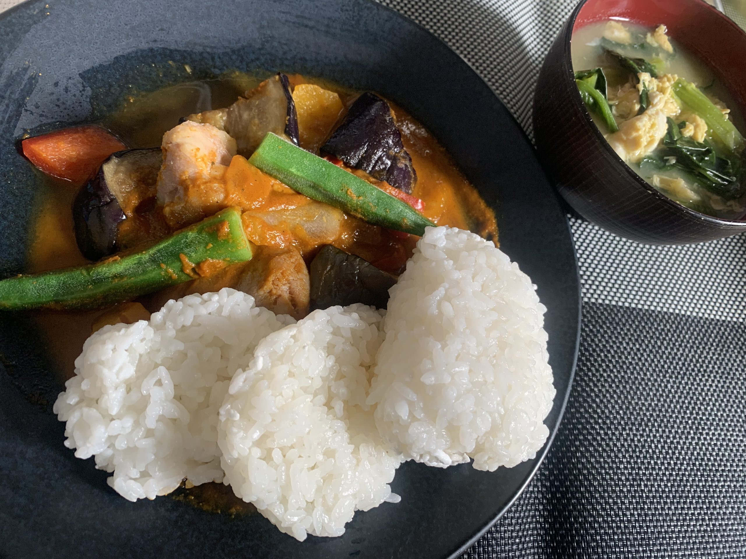 甘口トマトカレーご飯