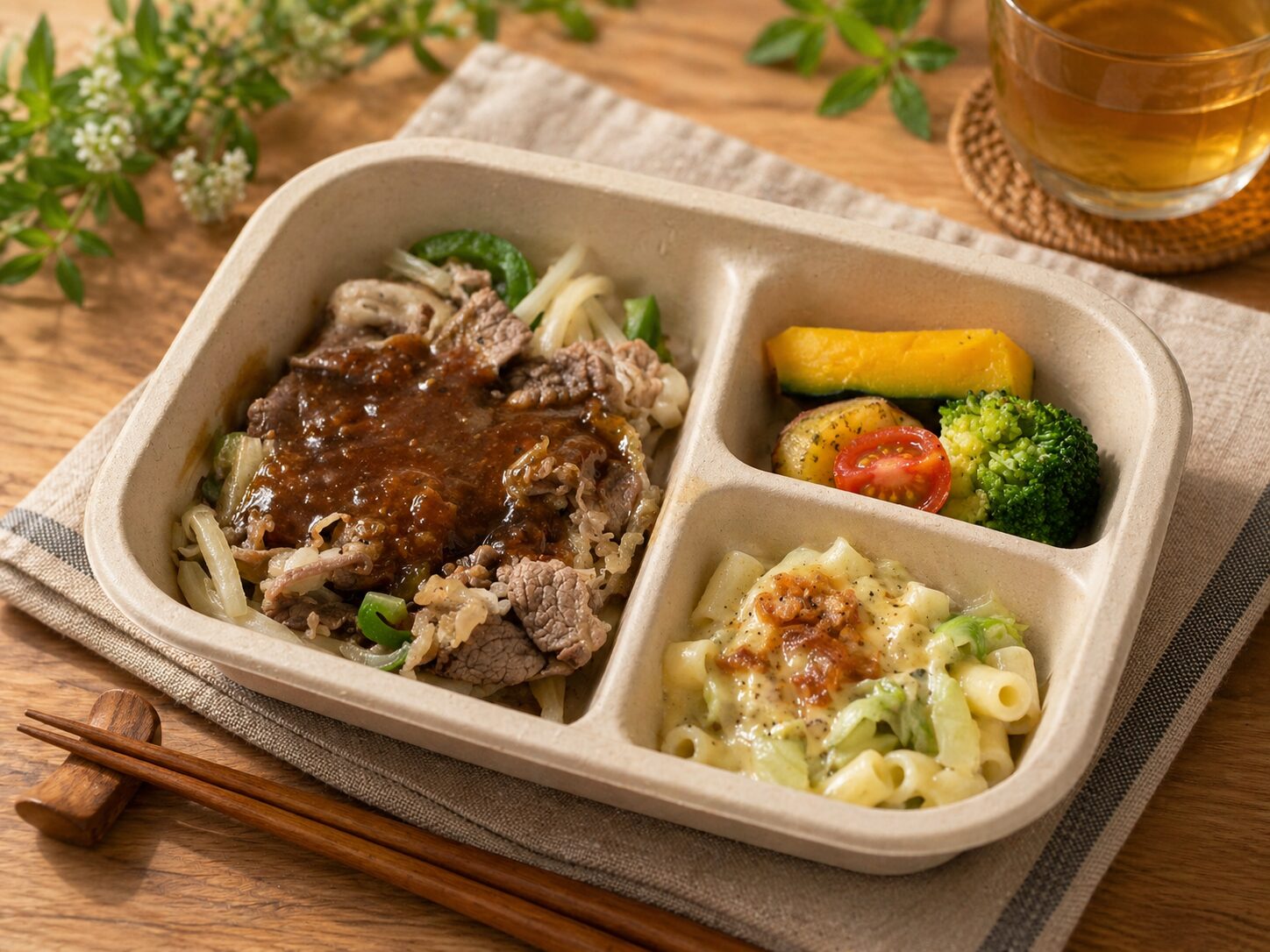 Green Spoonデリ弁当の実食写真