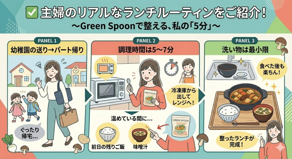 ランチルーティン