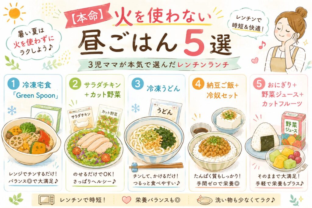 夏の昼ごはん5選