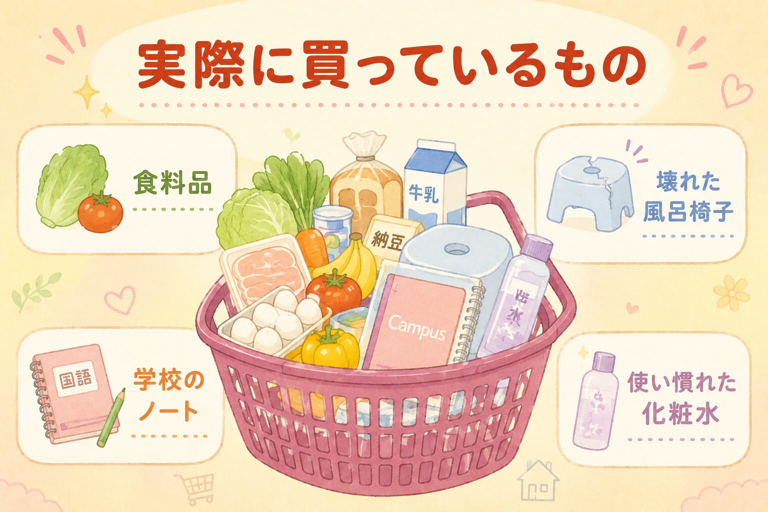 ネットスーパーで実際に買っているもの