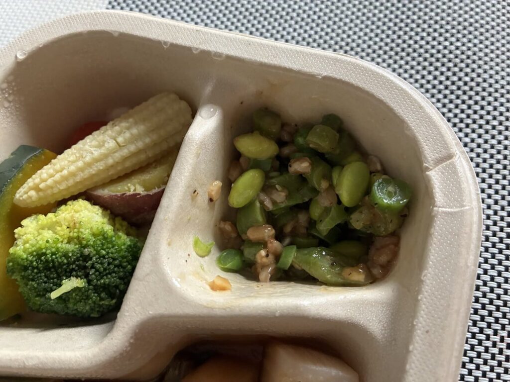 枝豆ガーリックペッパーのアップ